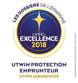 L'assurance Prêt UTWIN reçoit le label d'excellence pour la 2ème année L'assurance Prêt UTWIN reçoit le label d'excellence pour la 2ème année