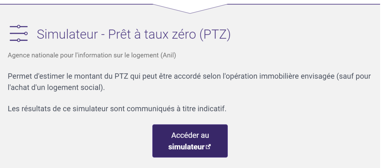 Simulateur Prêt à Taux Zero